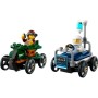 Конструктор LEGO City Літак проти лікарняного ліжка - Набір для перегонів (60459)