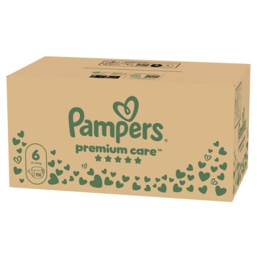 Підгузки Pampers Premium Care Розмір 6 (13-18 кг) 116 шт (8006530223744)