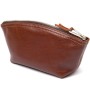Косметичка Grande Pelle Зі шкіри Коричнева (11510)