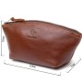 Косметичка Grande Pelle Зі шкіри Коричнева (11510)