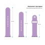Ремінець до смарт-годинника Armorstandart Sport Band (3 Straps) для Apple Watch 42 (Series 11-10)/41/40/38 Lilac (ARM51939)