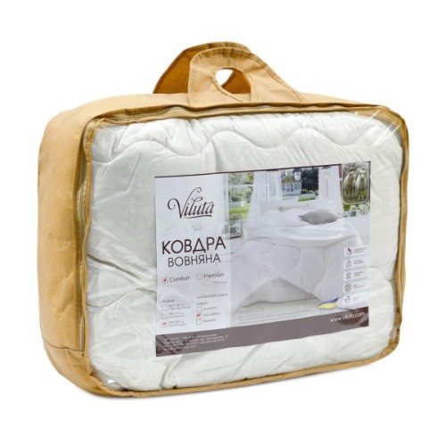 Ковдра Viluta вовняна стьобана Comfort 170х205 (ковдра_comfort_205*170)