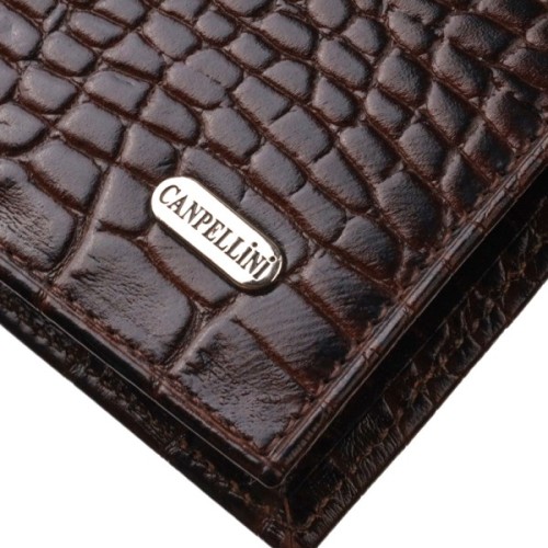 Гаманець Canpellini З натуральної шкіри Коричневий (21860)