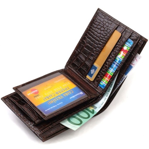 Гаманець Canpellini З натуральної шкіри Коричневий (21860)