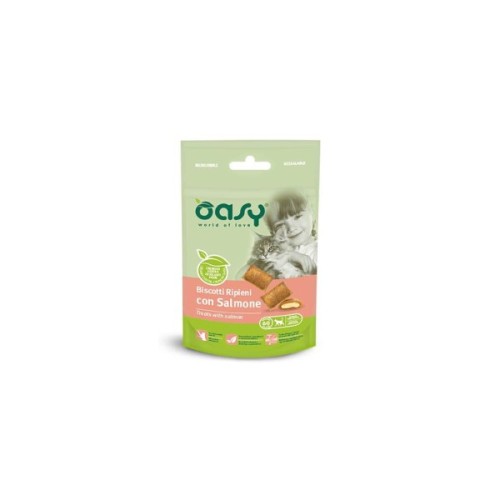 Ласощі для котів OASY TREATS з лососем 60 г (8053017343181)