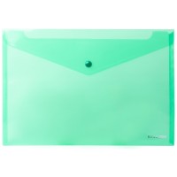 Папка - конверт Economix А4 180 мкм фактура "глянець", зелена (E31301-04)