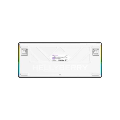 Клавіатура Hator Hellyberry HK75 Mechanical Linear RGB USB UA White/Violet (HK75)