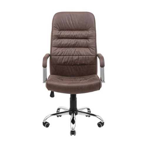 Офісне крісло Richman Ліон Ю Хром П5 M-1 (Tilt) Амелі Кофе (R00000050547)
