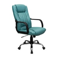 Офісне крісло Richman Юта Ю Хром M-1 (Tilt) Зеус Де Люкс Скай (R00000049177)