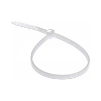Стяжка 80мм/3.0мм, white, 100 шт APRO (CT-W380)
