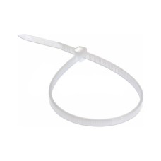 Стяжка 80мм/3.0мм, white, 100 шт APRO (CT-W380)