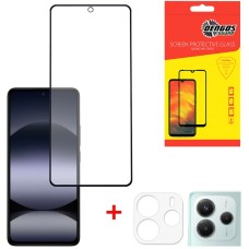Скло захисне Dengos Xiaomi Redmi Note 14 4G/5G Kit (DG-TGSCP-08)