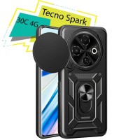 Чохол до мобільного телефона BeCover Military Tecno Spark 30C 4G Black (713074)