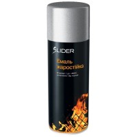 Аерозольна фарба для автомобіля SLIDER жаростійка срібляста, в аер. упаковці 400 мл (000001047)