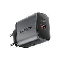Зарядний пристрій AXAGON 1xUSB-C PD67W + 1xUSB QC4+ PPS gray (ACU-PQ67)