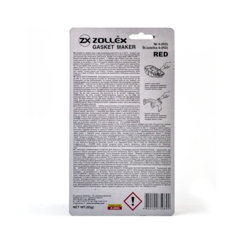 Герметик автомобільний Zollex RED-85g. (RED-85g)