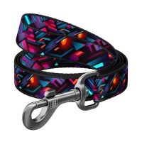 Повідець для собак WAUDOG Nylon "Нескінченні світи" L-XXL Ш 25 мм Д 300 см (762-4058)