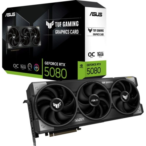Відеокарта ASUS GeForce RTX5080 16GB TUF OC GAMING (TUF-RTX5080-O16G-GAMING)