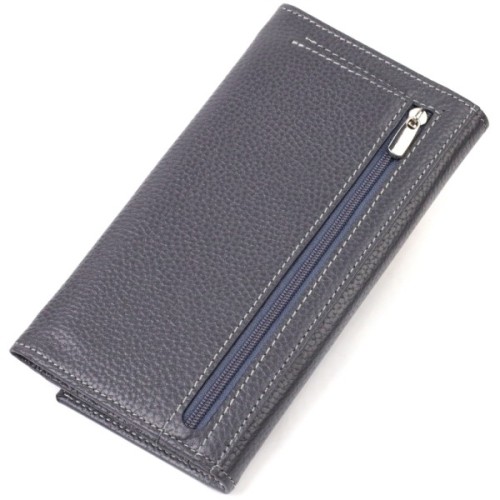 Гаманець Canpellini З натуральної шкіри Сірий (21821)