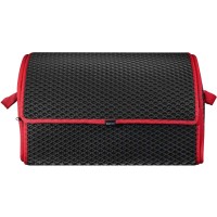 Сумка-органайзер EVAtech M-PRO 32x50x30 см. Ромб чорний з червоним кантом (BS13642OM3RBR)