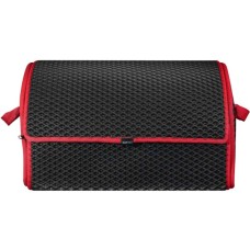 Сумка-органайзер EVAtech M-PRO 32x50x30 см. Ромб чорний з червоним кантом (BS13642OM3RBR)