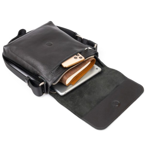 Сумка Grande Pelle У гладкій шкірі Чорна (11333)