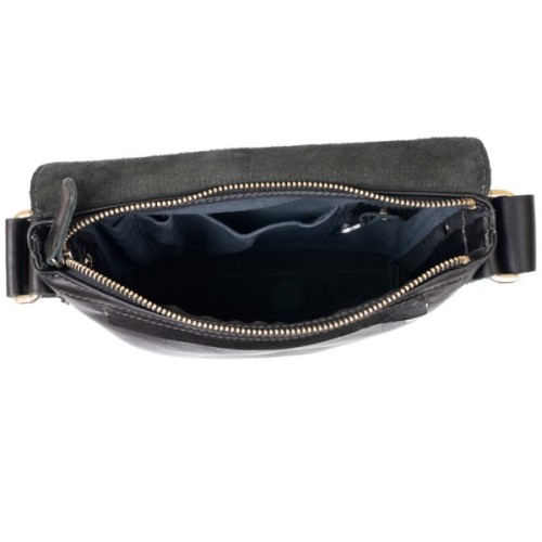 Сумка Grande Pelle У гладкій шкірі Чорна (11333)