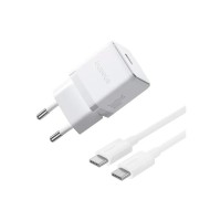 Зарядний пристрій Baseus Palm Fast Charger 1C 30W + Cable 1.0m Type-C 60W white (P10111605213-01)