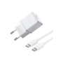 Зарядний пристрій Baseus Palm Fast Charger 1C 30W + Cable 1.0m Type-C 60W white (P10111605213-01)
