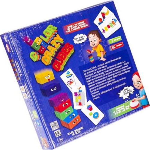 Настільна гра Danko Toys Color Crazy Cubes (укр.) (CCC-02-01U)