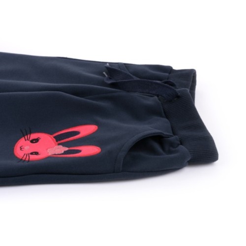 Спортивний костюм дитячий Breeze на блискавці з зайчиком (9617-92G-coral)