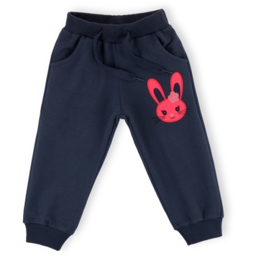 Спортивний костюм дитячий Breeze на блискавці з зайчиком (9617-92G-coral)