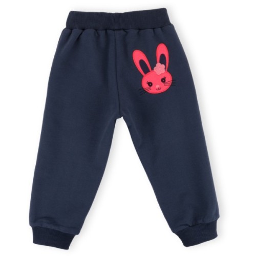 Спортивний костюм дитячий Breeze на блискавці з зайчиком (9617-92G-coral)