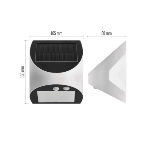 Світильник EMOS 240 лм IP54 4000K PIR (ZG172S)