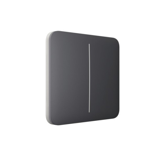 Накладна панель Ajax SoloButton 2-gang графіт
