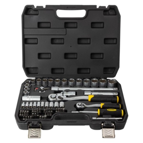 Набір інструментів Sigma насадок торцевих та біт 1/4", 1/2" 72шт CrV mid (6003741)