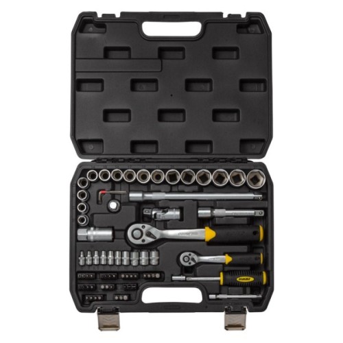 Набір інструментів Sigma насадок торцевих та біт 1/4", 1/2" 72шт CrV mid (6003741)