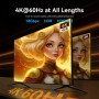 Кабель мультимедійний HDMI M to HDMI M 50.0m 4K60Hz fiber optic black Vention (ALSBX)
