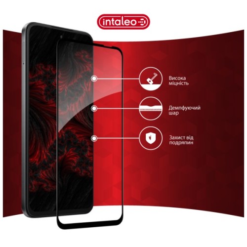 Скло захисне Intaleo Full Glue ESD Infinix Hot 60i 4G Black (1283126627712)