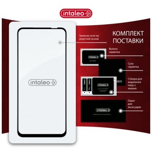 Скло захисне Intaleo Full Glue ESD Infinix Hot 60i 4G Black (1283126627712)