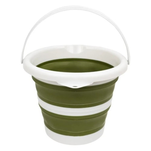 Відро складане Tribe Water Bucket Lid 5 л з кришкою olive (T-FJ-0049-olive)
