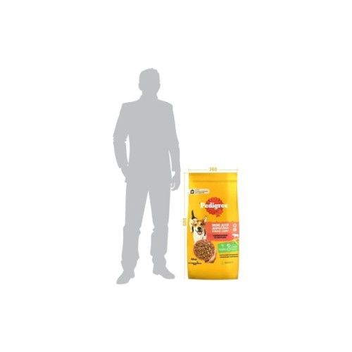 Сухий корм для собак Pedigree для малих порід з яловичиною та овочами 12 кг (5998749120910)