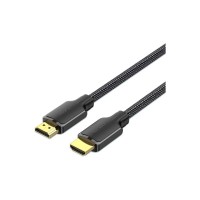 Кабель мультимедійний HDMI M to HDMI M 5.0m 4K60Hz cotton braided black Vention (ALLBJ)