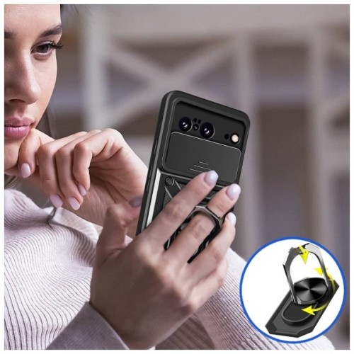 Чохол до мобільного телефона BeCover Military Google Pixel 8 Black (710663)