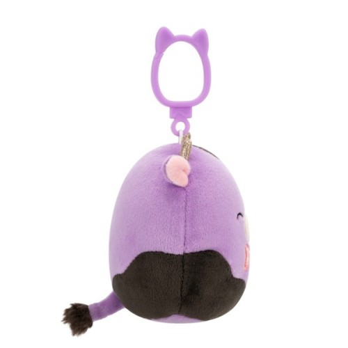 Брелок Squishmallows на кліпсі – Корівка Олексі 9 см (SQCP00463)