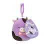 Брелок Squishmallows на кліпсі – Корівка Олексі 9 см (SQCP00463)