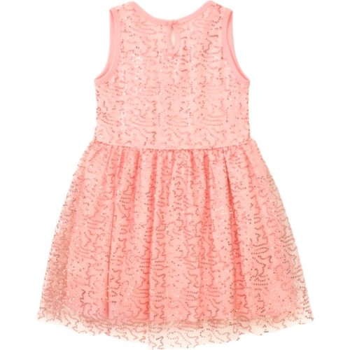 Плаття дитяче Breeze святкове з паєтками (12740-152G-peach)