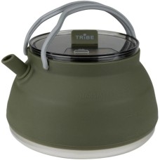 Чайник туристичний Tribe Collapsible Kettle 1,5 л силіконовий olive (T-FF-0026-olive)