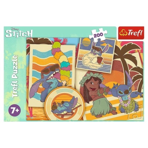 Пазл Trefl Lilo&Stitch Музичний світ 200 елементів (5900511133042)