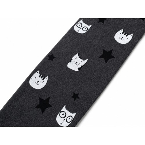 Колготки дитячі Daymod з котиками (D2125091-98G-gray)